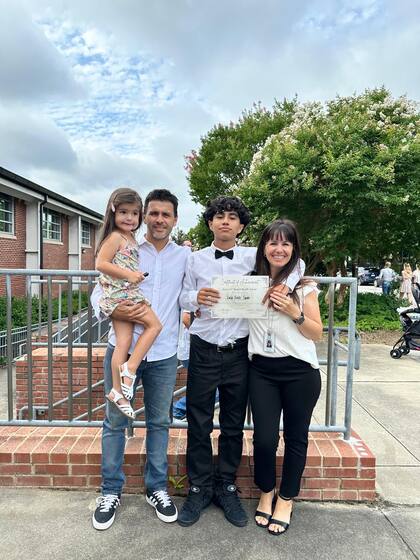 Cecilia y su familia hoy