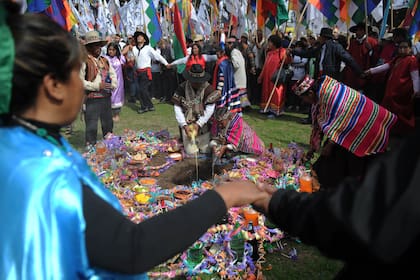 Celebración de la Pachamama en la Argentina