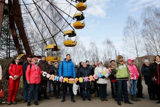 Chernobyl. La ciudad fantasma de Pripyat llegó a 50 años con un peculiar festejo