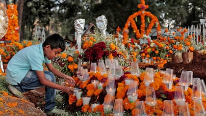 Hubo homenajes a los muertos en el último terremoto, en septiermbre de éste a?o, que dejó como saldo más 220 muertos