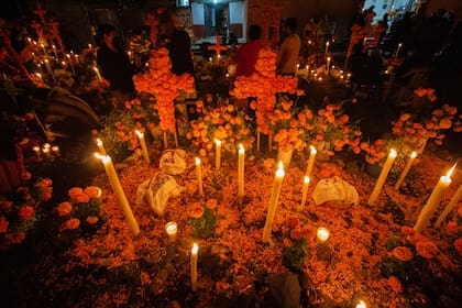 Celebración del Día de los Muertos, en el estado de Michoacán, México