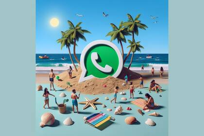Celebrar la playa con WhatsApp es una idea ideal para el verano