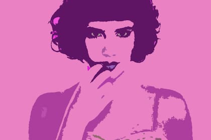 Celeste Cid, la chica de rosa