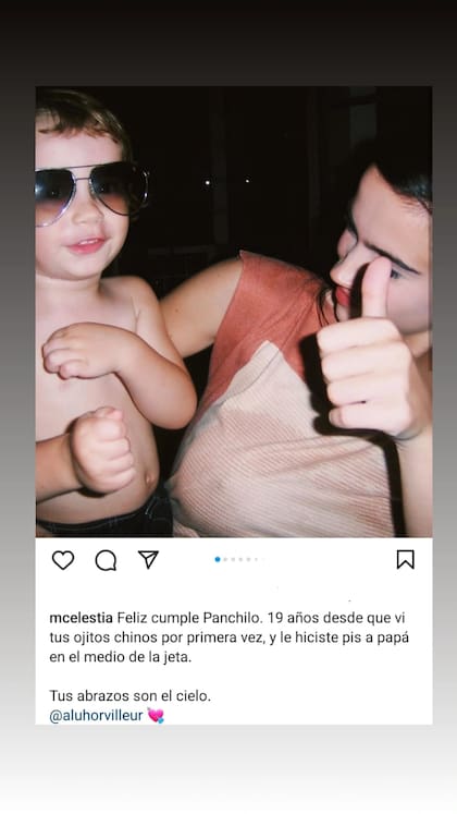 Celeste Cid realizó un conmovedor posteo en su cuenta de Instagram