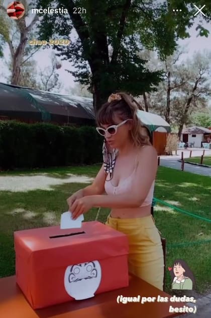 Celeste Cid realizó un ritual japonés para la prosperidad