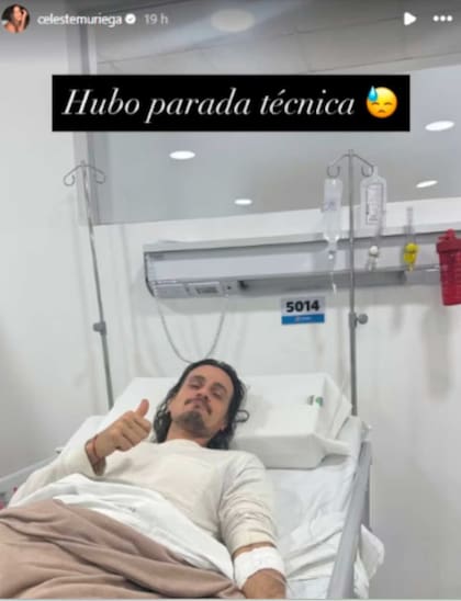 Celeste Muriega comunicó sobre el estado de salud de Christian Sancho