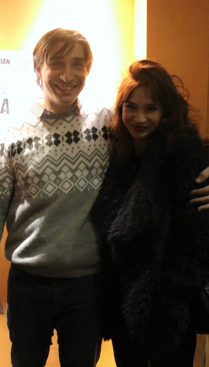 Celeste y Sebastián Pajoni, su excompañero en Resistiré