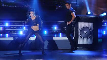 Celeste y su bailarín no tuvieron suerte anoche