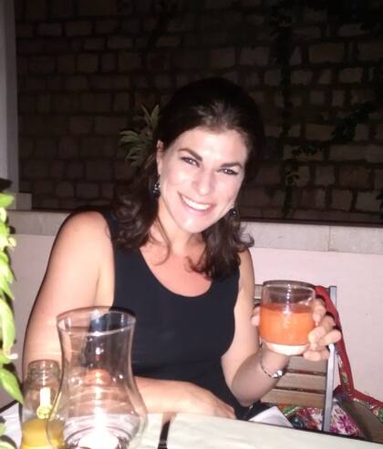 Celia en Hvar, durante la primera noche donde conoció a Marco, su marido.