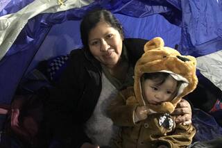 Una noche en la 9 de Julio: historias del acampe de las organizaciones sociales