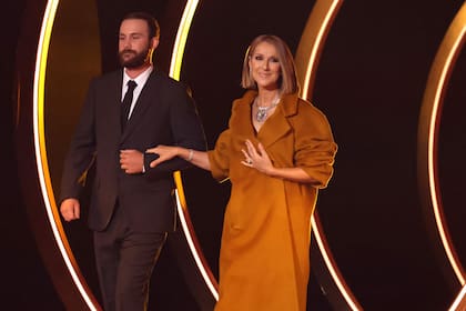 Celine Dion reapareció en público en la ceremonia de los Grammy
