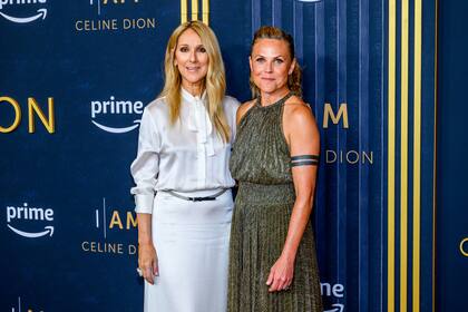 Céline Dion y la directora Irene Taylor el pasado 17 de junio en Nueva York, con motivo de la primera exhibición del documental