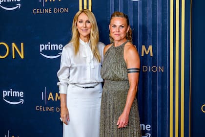 Céline Dion y la directora Irene Taylor el pasado 17 de junio en Nueva York, con motivo de la primera exhibición del documental