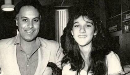 Céline y René cuando ella tenía catorce años
