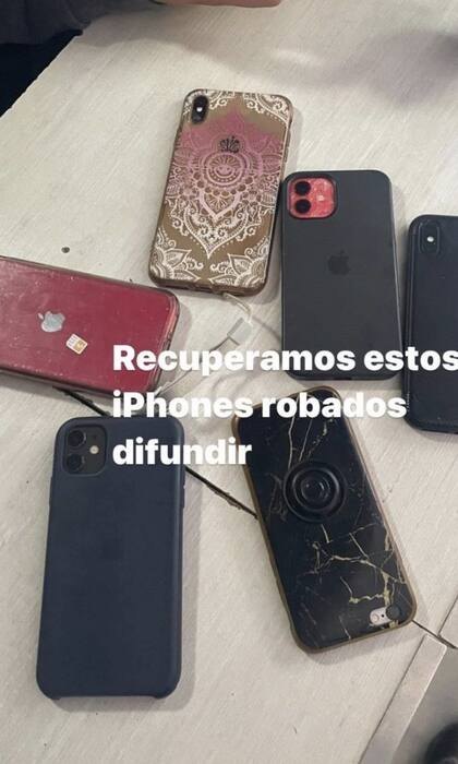 Celulares recuperados luego del Lollapalooza