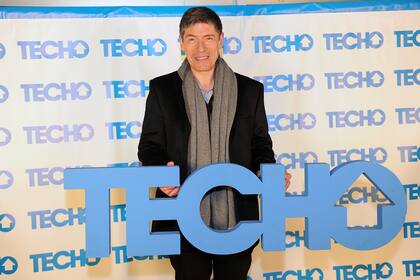 Juan Manuel Abal Medina en la cena de la Fundación Techo