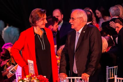 Aude Maio-Coliche y Jorge Taiana