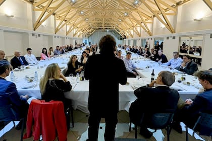 Cena en la quinta de Olivos