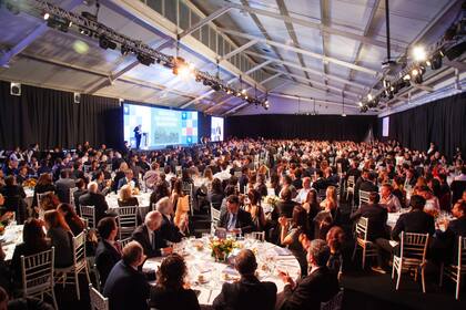 Vista general del salón de la Cena de Recaudación Anual de la Universidad Di Tella