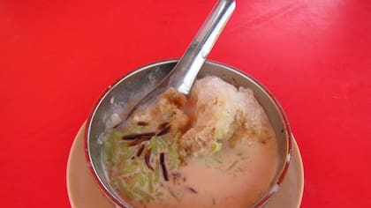 Cendol, más que bebida, postre.