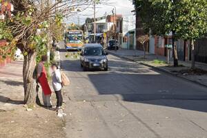 Centenera y Terrada, en San Justo, donde una oficial de la Policía de la Ciudad mató a uno de los motochorros que quiso asaltarla cuando esperaba el colectivo