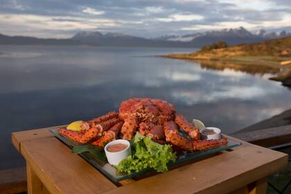 Centolla de Tierra del Fuego, uno de los tantos productos estrella de la feria