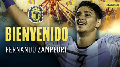 Central anunció la contratación de Zampedri
