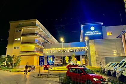 Centro Clínico de la Universidad de Kosovo, establecimiento médico al que María Clara fue derivada y donde perdió la vida