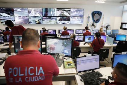 Centro de monitoreo de la Policía de la Ciudad