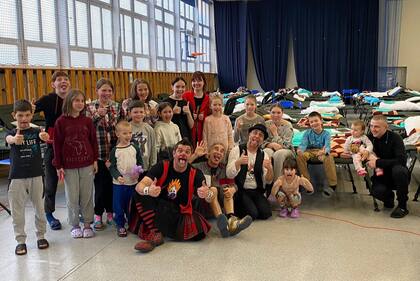 Centros de refugiados ucranianos en Polonia