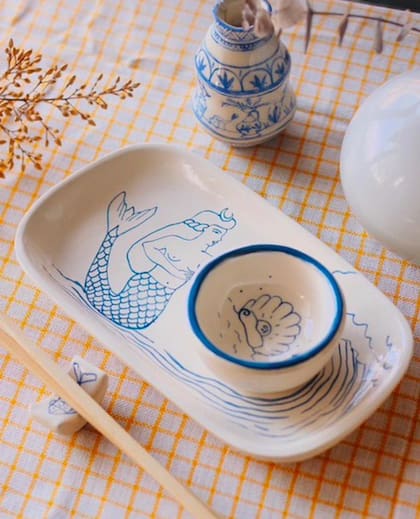 Cerámicas de tienda Casa Ra en la feria de Fábrica de Estampas