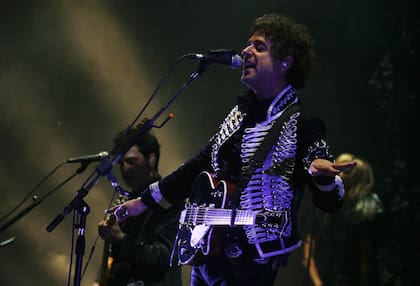 Cerati, en una de sus últimas presentaciones