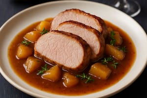 Cerdo con peras, la combinación ideal para una cena original