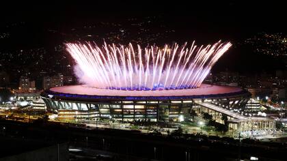 Ceremonia de apertura de los Juegos Olímpicos 2016 en el estadio Maracaná, Brasil