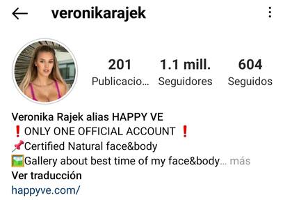 "Certificado de cuerpo y cara natural", aclara en su Instagram