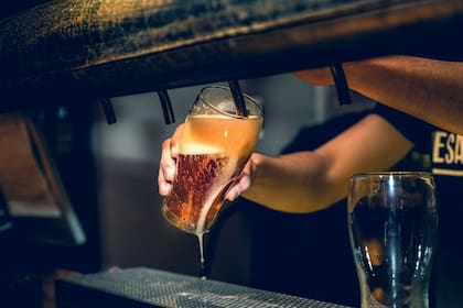 Cerveza tirada en Desarmadero