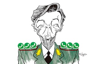 Agentes militares trabajan en el servicio de inteligencia