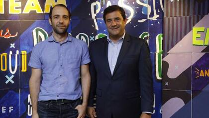 César Cernuda, presidente de Microsoft Latinoaméricay Emiliano Kargieman, CEO de Satellogic