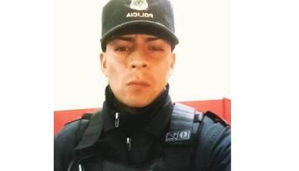 César Maximiliano Cruz, el policía que murió