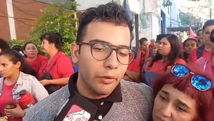 César Sena, el día en que declaró como testigo, dos días antes de ser detenido