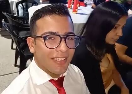 César Sena y Cecilia Strzyzowski, en una imagen de diciembre de 2022