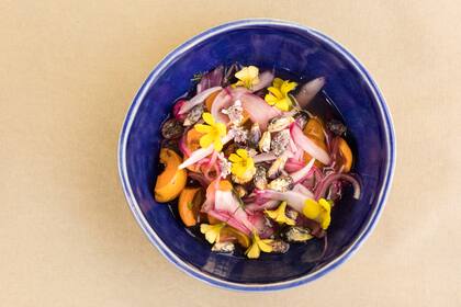 Ceviche de estación en La Baguala. La Cumbre.