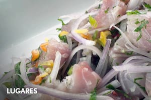 Ceviche en La Picantería.