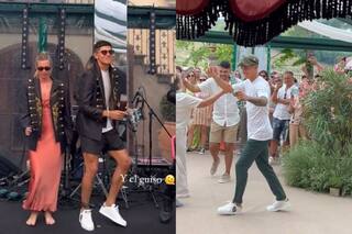 El Tucu Correa siguió con su fiesta de casamiento y sorprendió con sus dotes como bailarín