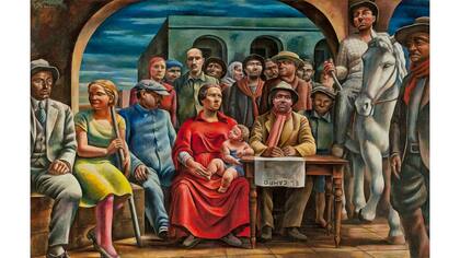 Chacareros, Antonio Berni, 1935