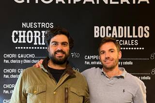 Junto a su amigo mexicano, abrió la primera choripanería de Madrid