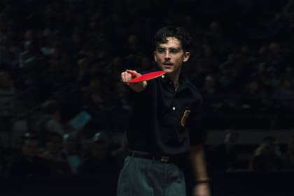 Chalamet, en una escena de Marty Supremo