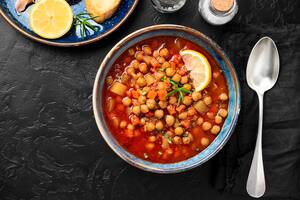 Chana masala: estofado de garbanzos con especias indias