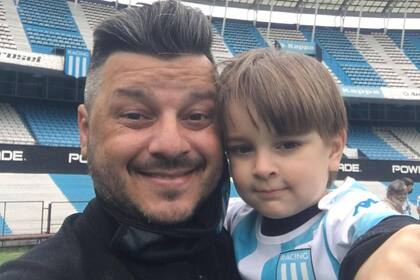 Chanchi Estévez y Noah, su hijo