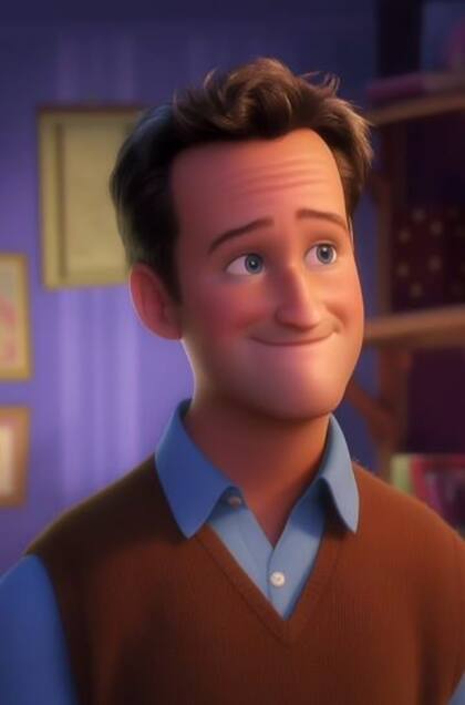 Chandler versión Pixar (Captura: @creaition99)